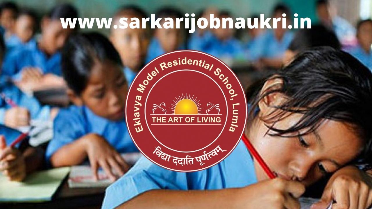 Ministry Of Tribal Affaires Recruitment 2021 For 3479 Teaching Post vacancies in the Eklavya Model Residential Schools